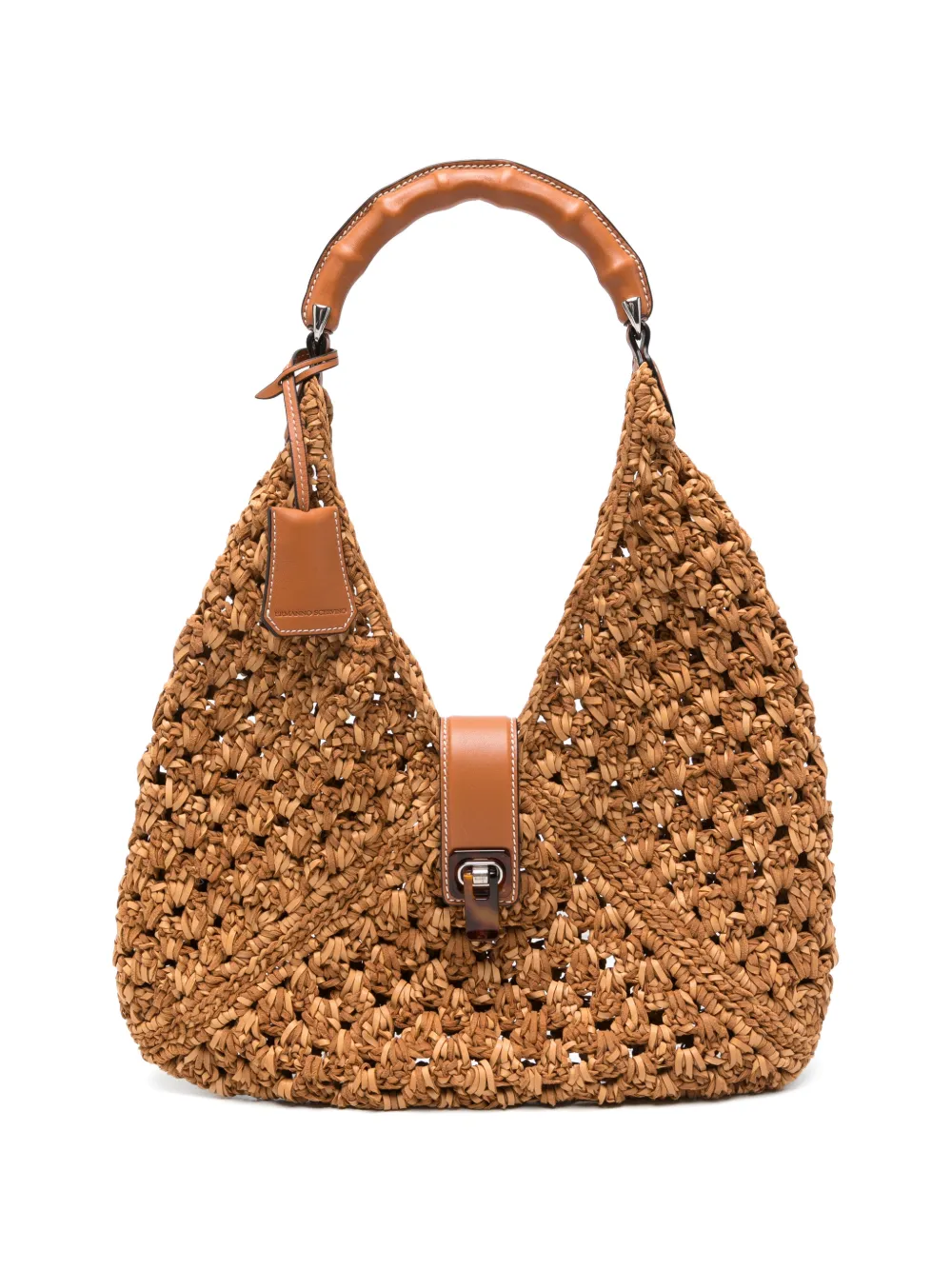 Ermanno Scervino Clio leather shoulder bag - Marrone
