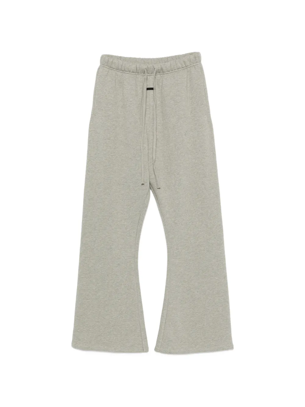 Fear Of God Essentials drawstring-waist flared cotton track pants - Grigio