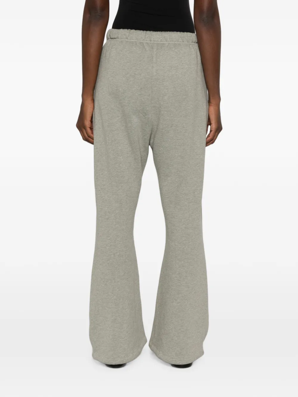 Fear Of God Essentials flared katoenen trainingsbroek met trekkoordtaille Grijs