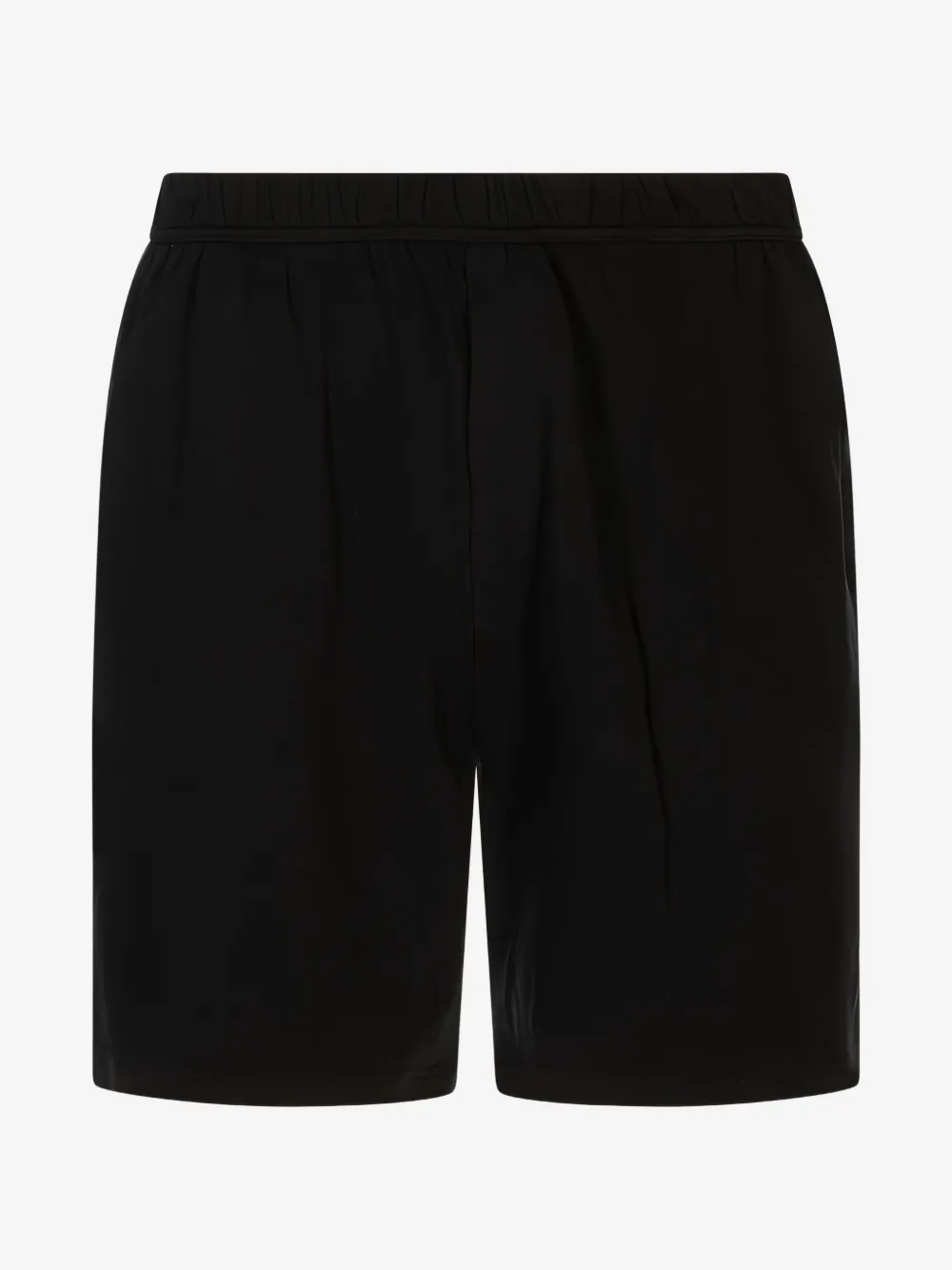 Kiton logo刺绣松紧短裤 | 黑色 | Image 1
