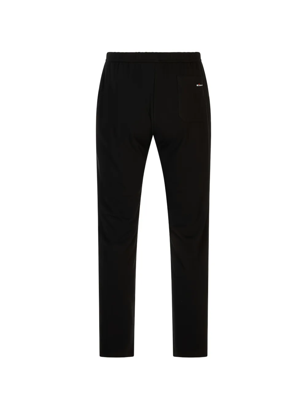 Kiton Pyjamabroek met geborduurd logo Zwart