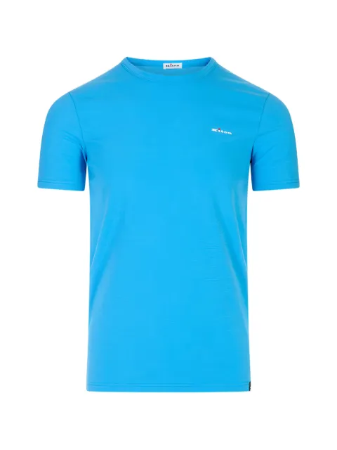 Kiton logo-embroidered T-shirt