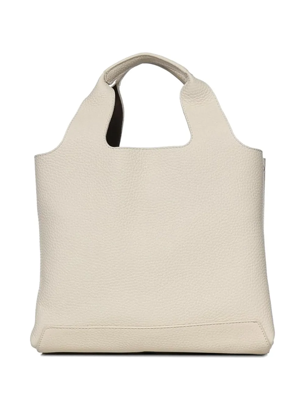 Hogan Leren shopper Beige