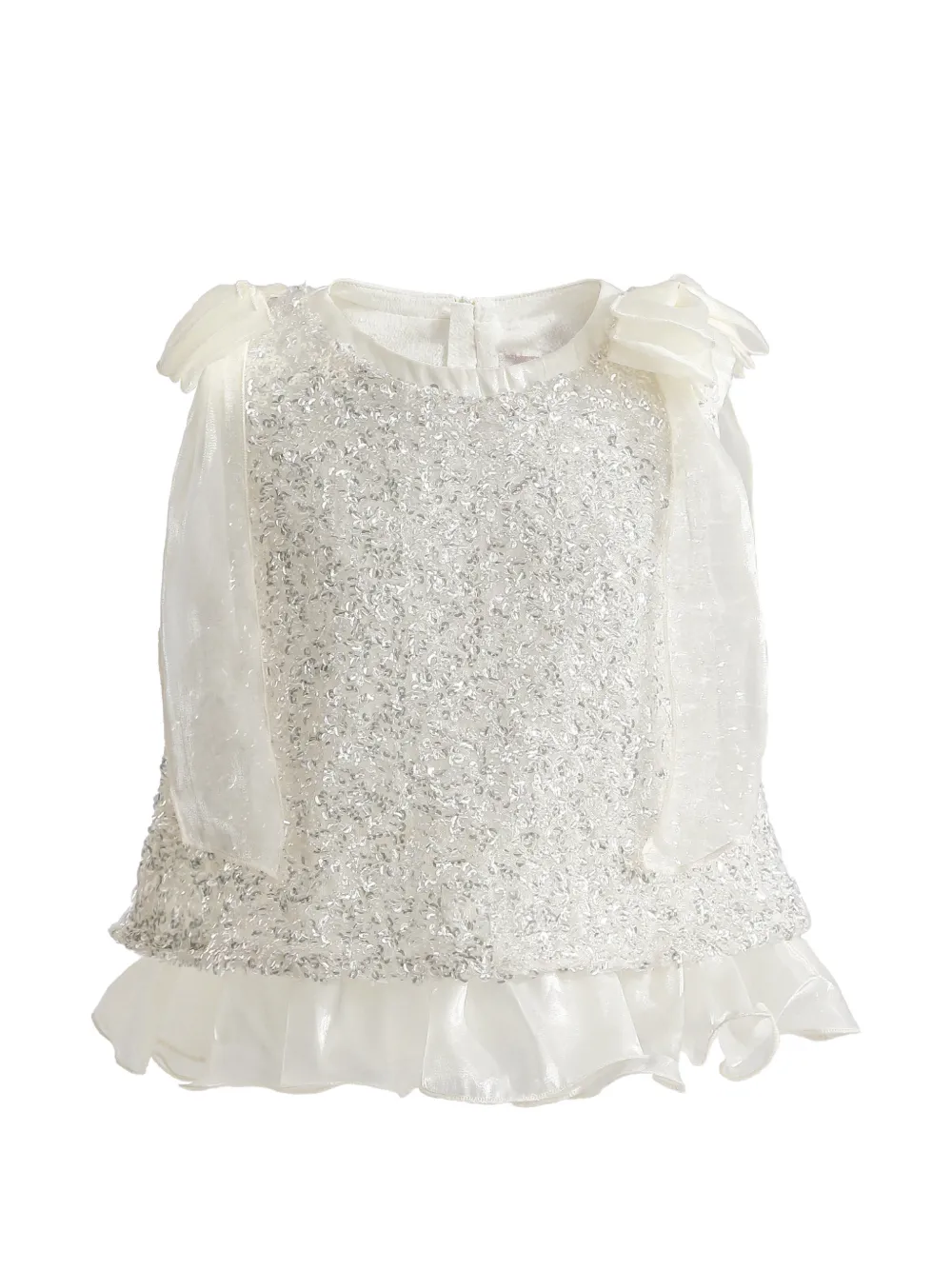 Tulleen Althea rok met glitter en ruches Beige