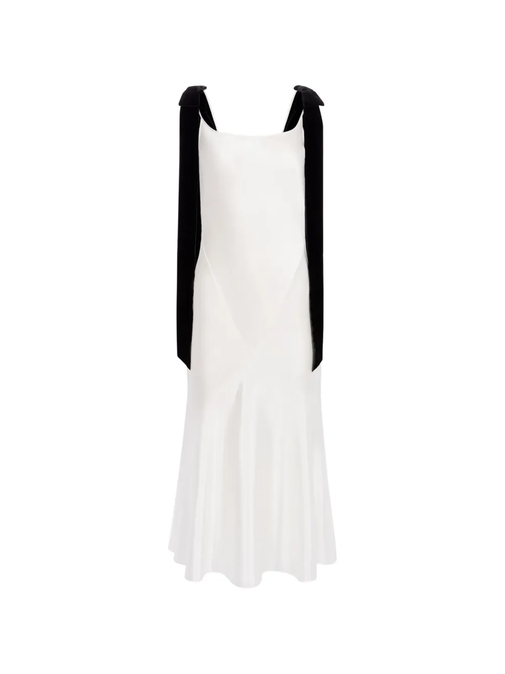 Nina Ricci Abito midi con fiocco - Bianco