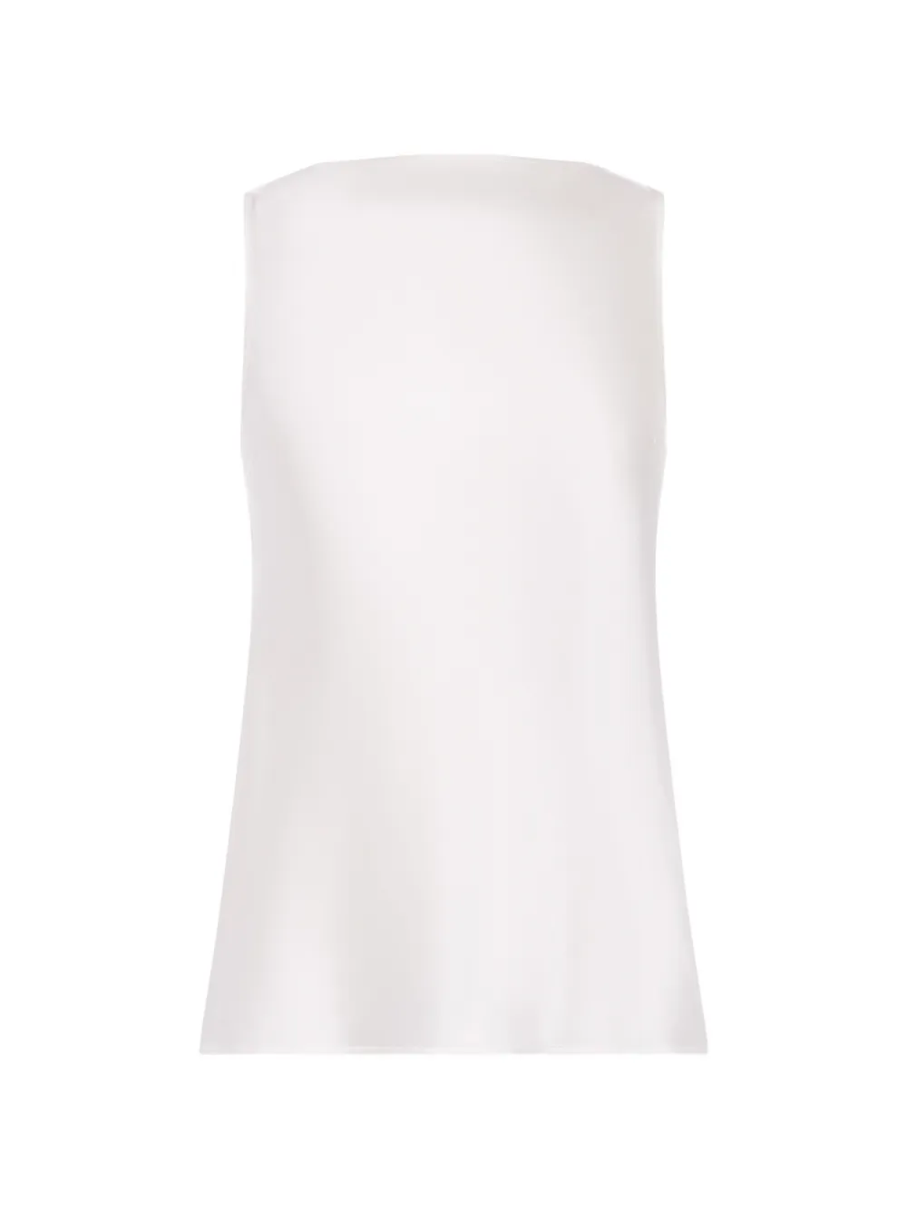 Nina Ricci Zijden top met gedrapeerde rug Wit