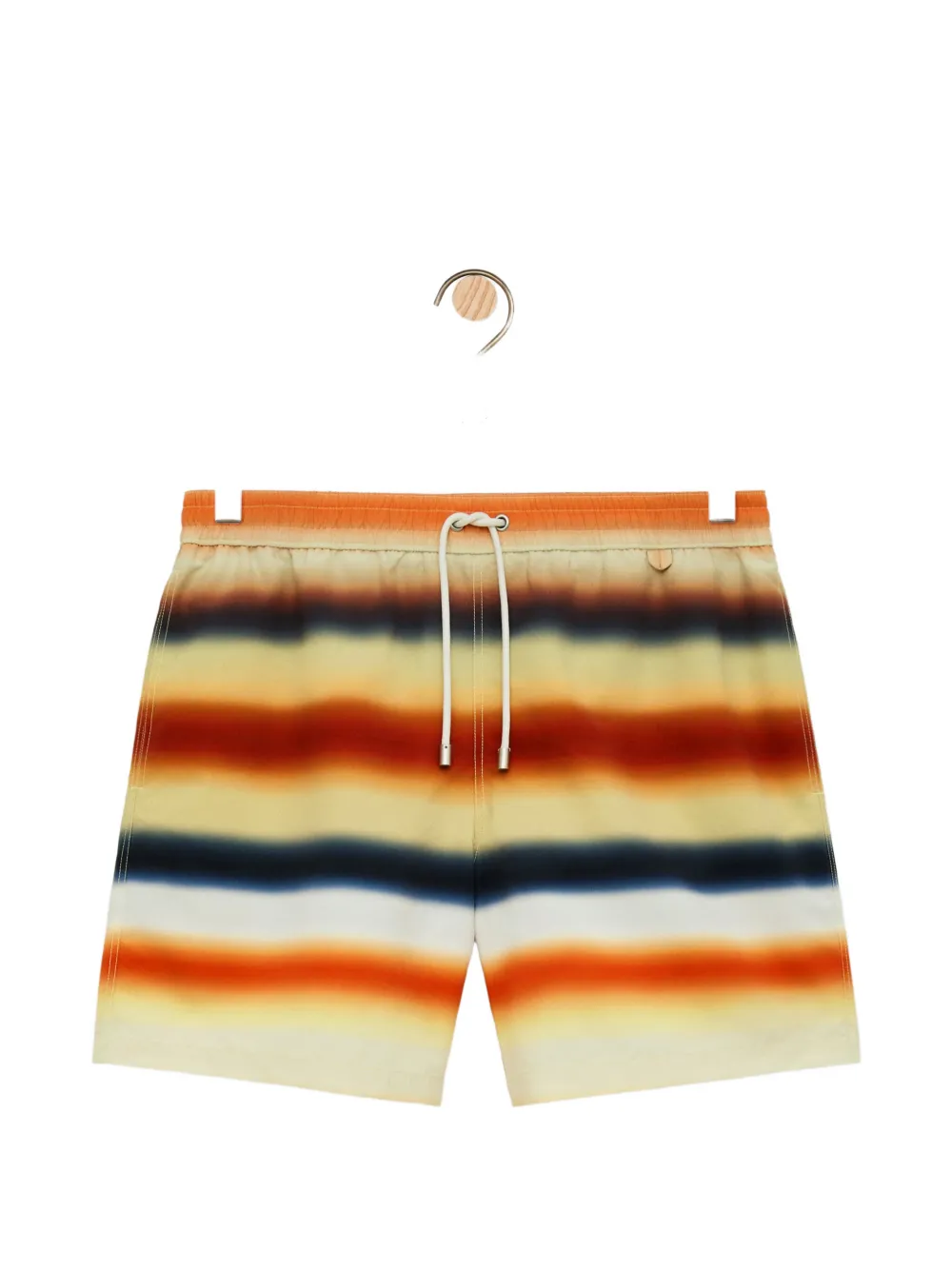 LOEWE x Paula Ibiza striped swim shorts - Arancione