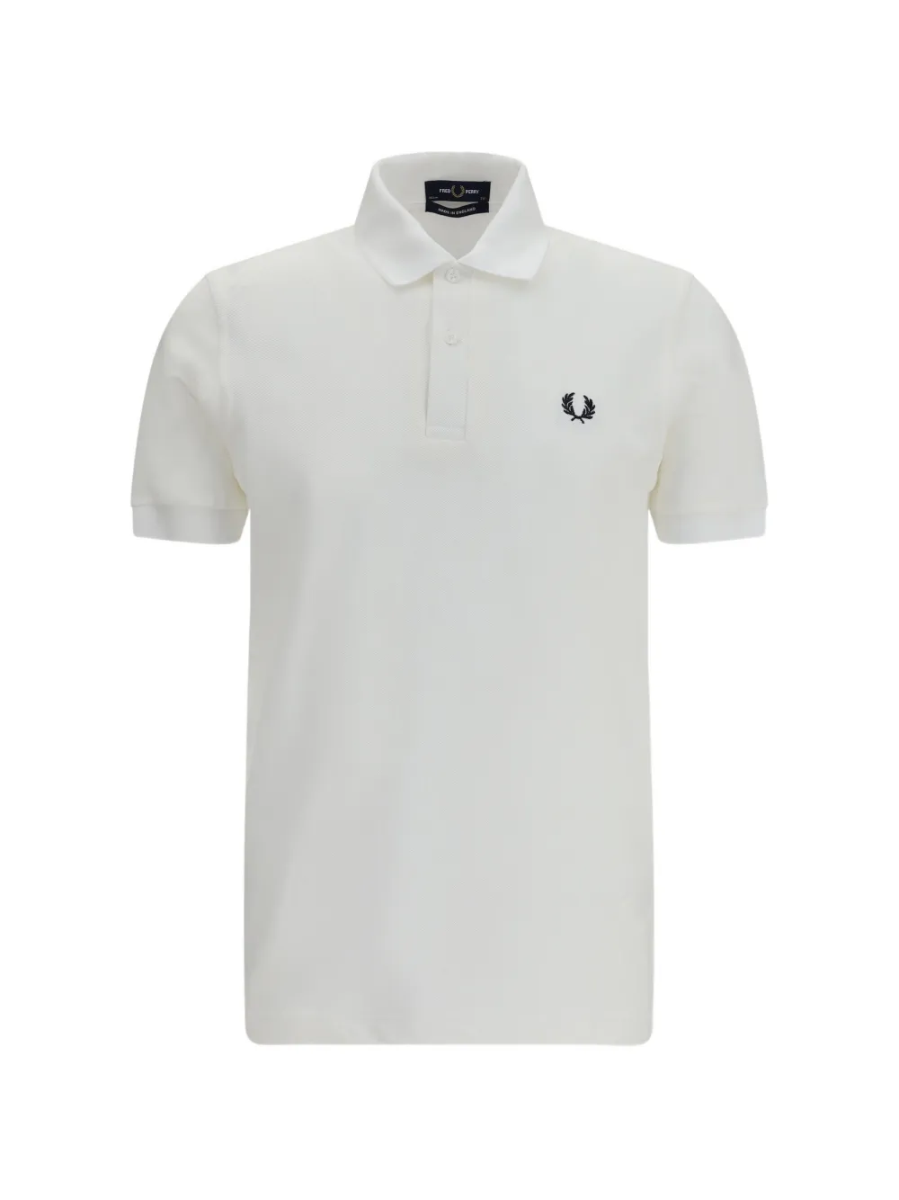 Fred Perry M3 Laurel Wreath-embroidered polo shirt - Bianco