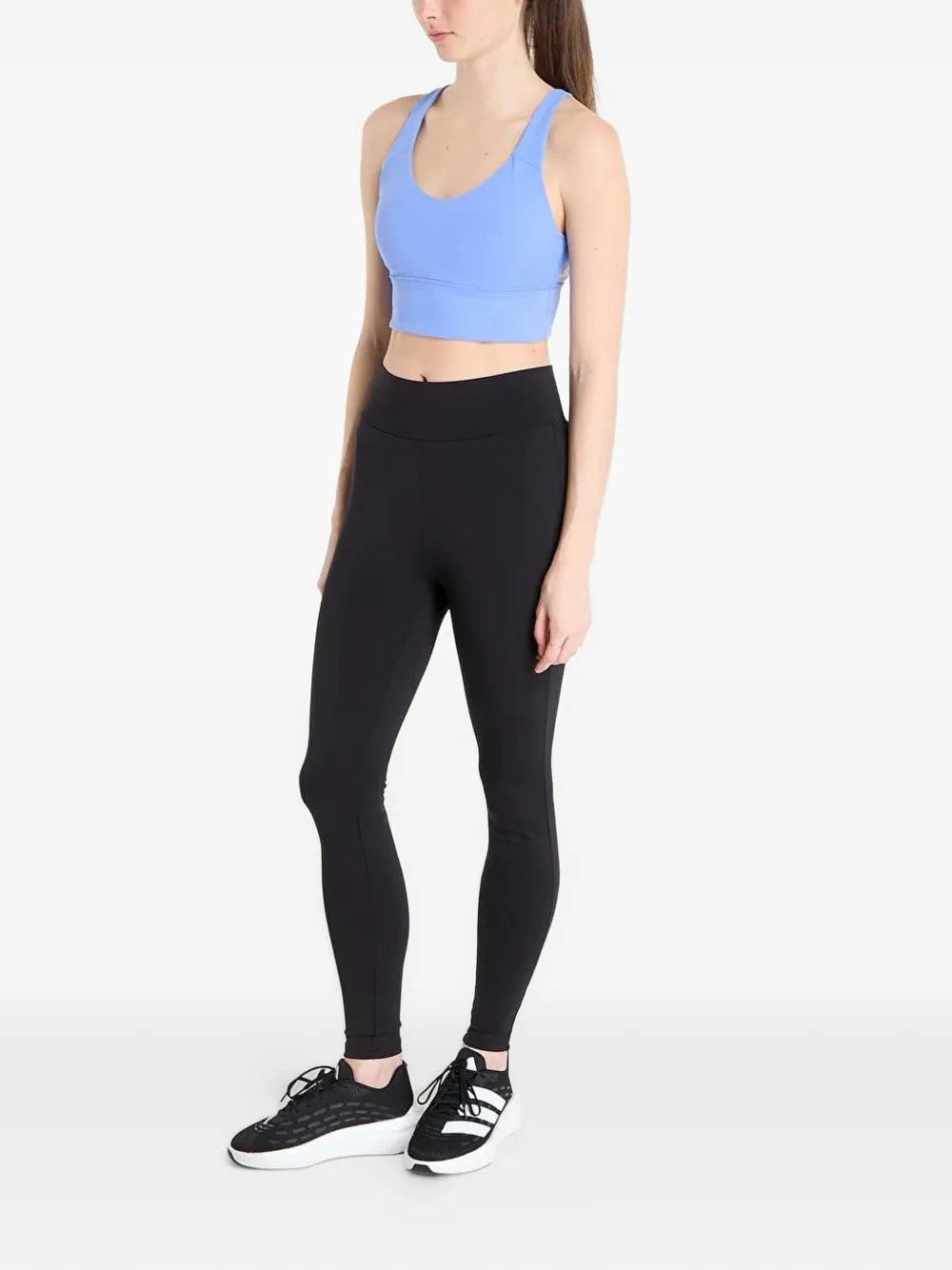 adidas Sport-bh met gekruiste bandjes Blauw