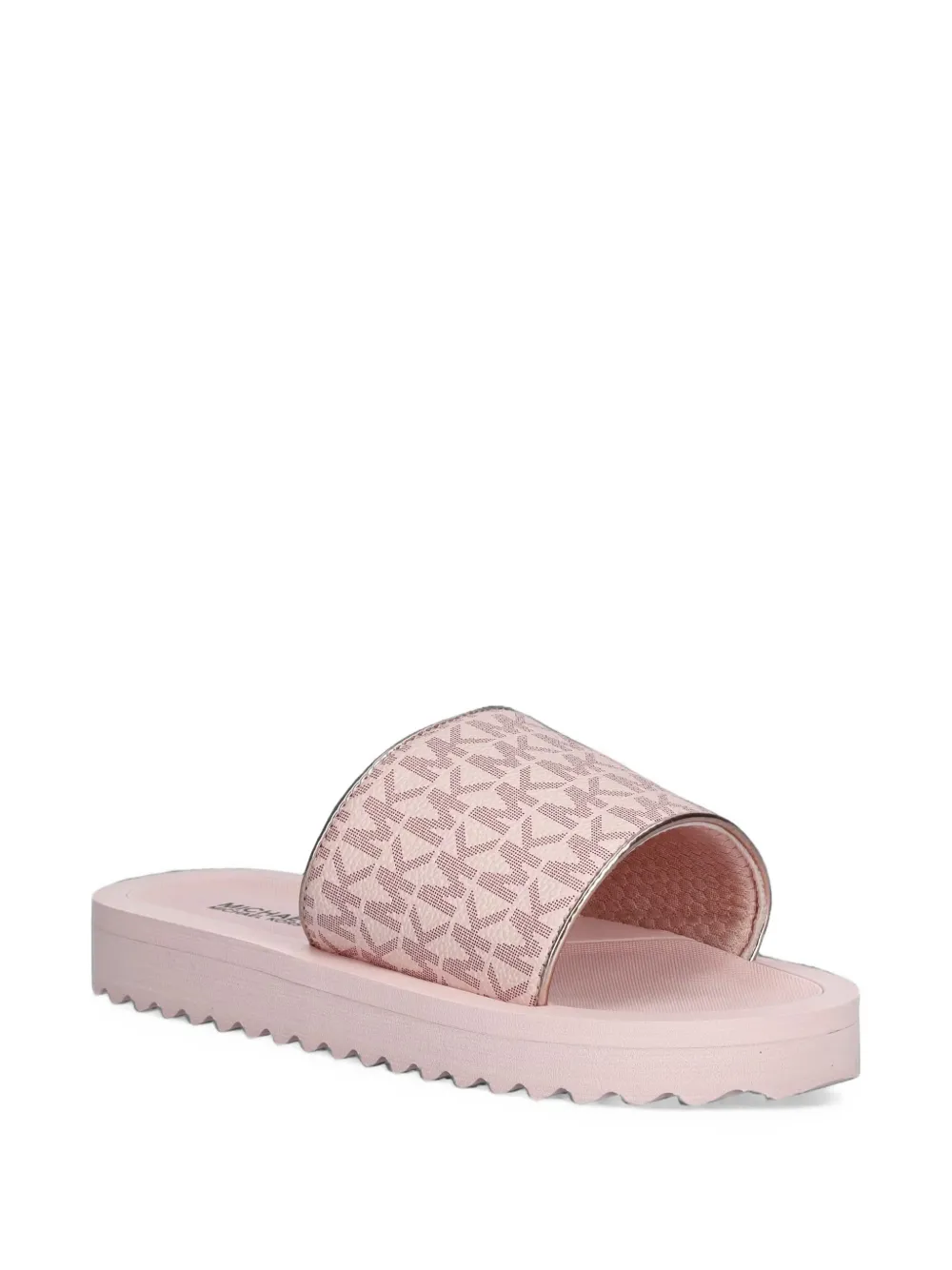 Michael Kors Kids claquettes Teagan Merrick 2 à motif monogrammé - Rose Michael Kors Kids claquettes Teagan Merrick 2 à motif monogrammé - Rose