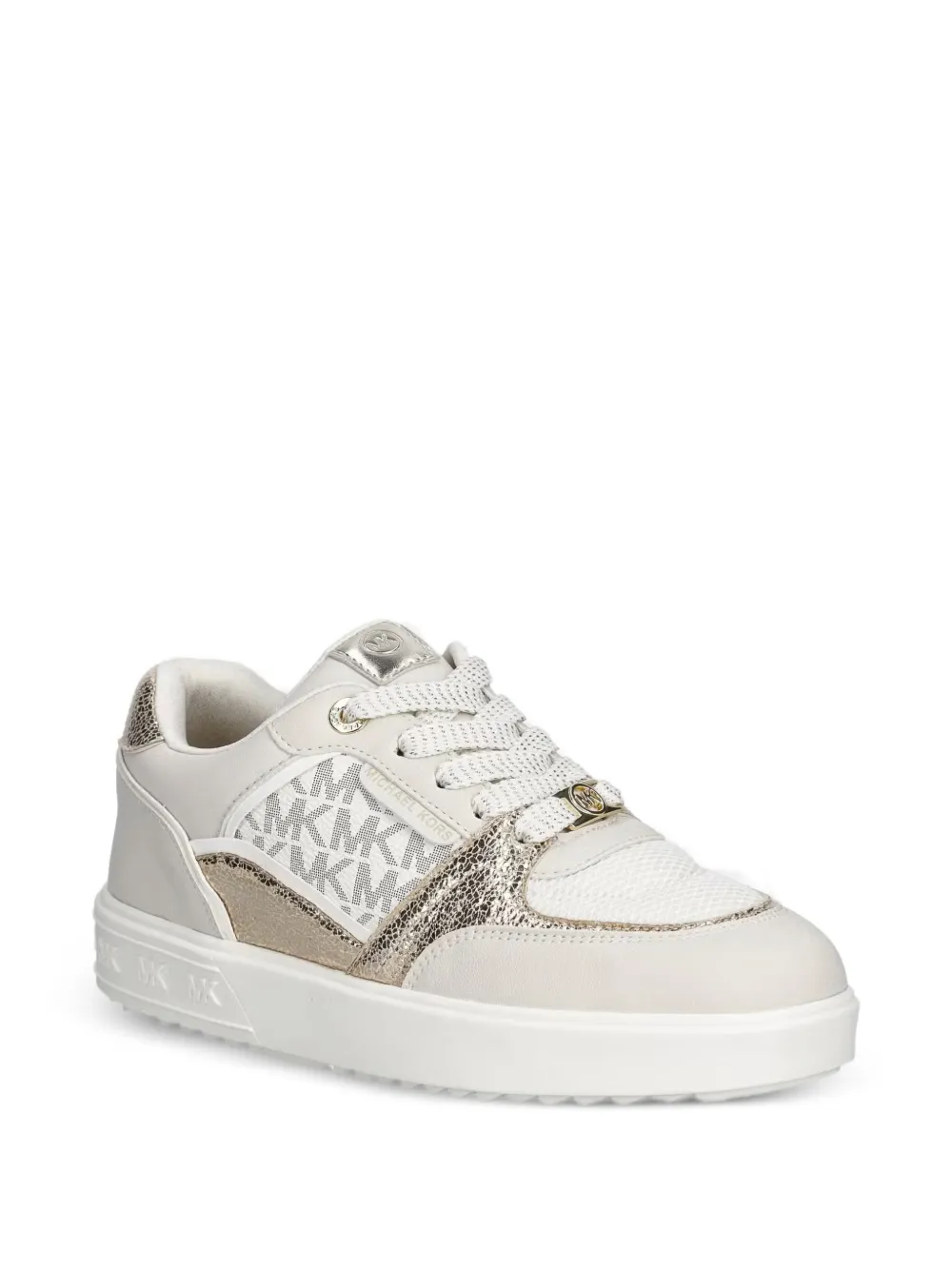 Michael Kors Kids Emmet Clarke panelled sneakers - Nude