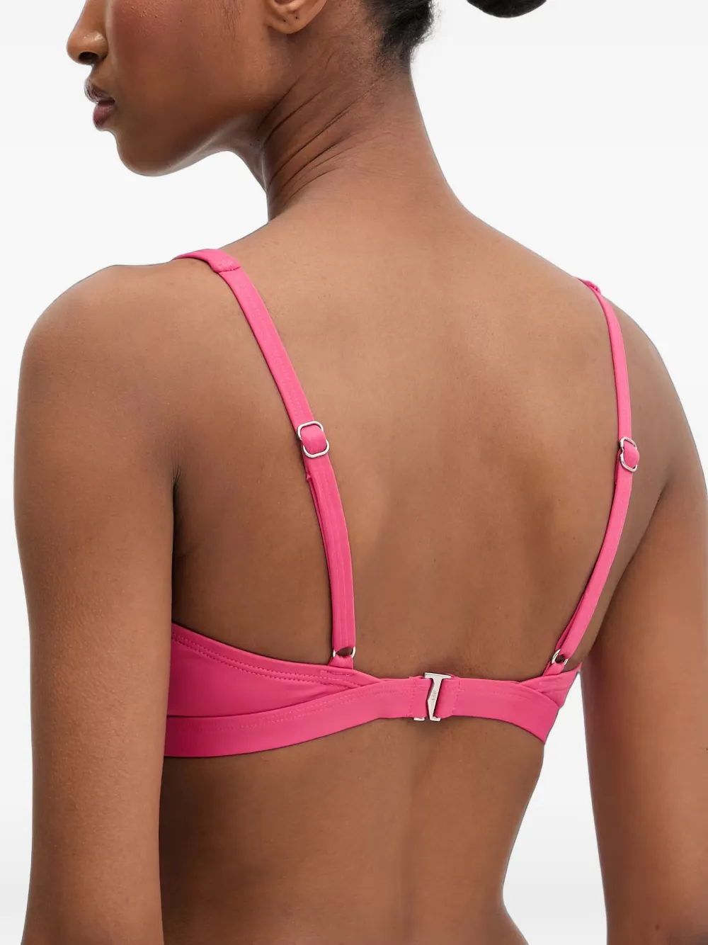 Michael Kors Bikinitop met logoplakkaat Roze