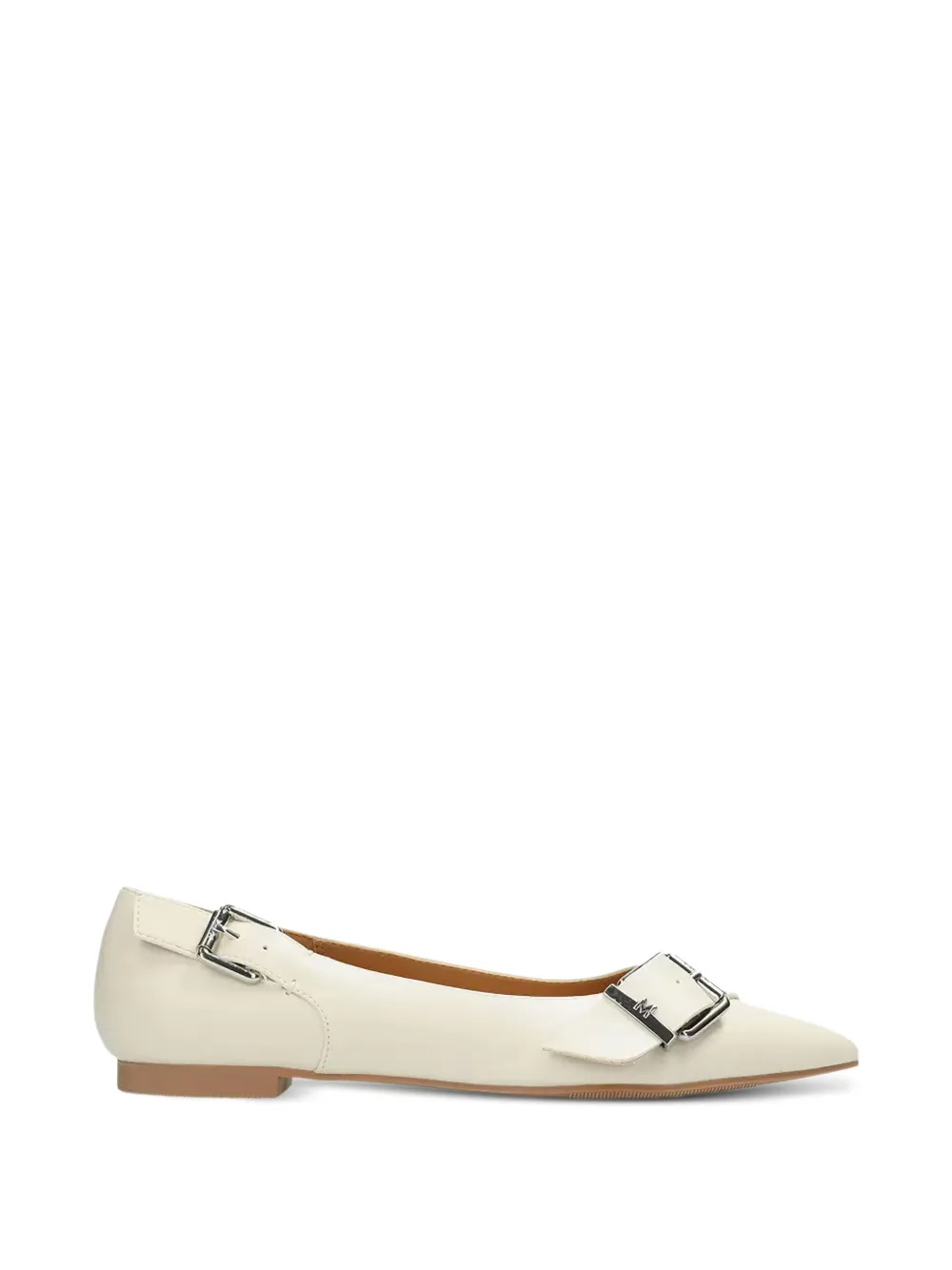 MEXX Tami buckle-detail pointed-toe ballet flats - Toni neutri