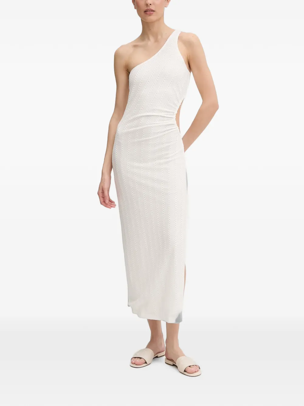 Melissa Odabash Lizzie one-shoulder cut-out maxi dress