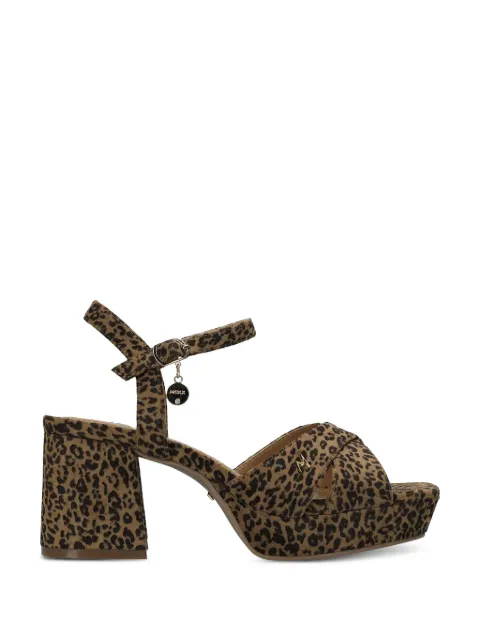 MEXX leopard-print platform sandals