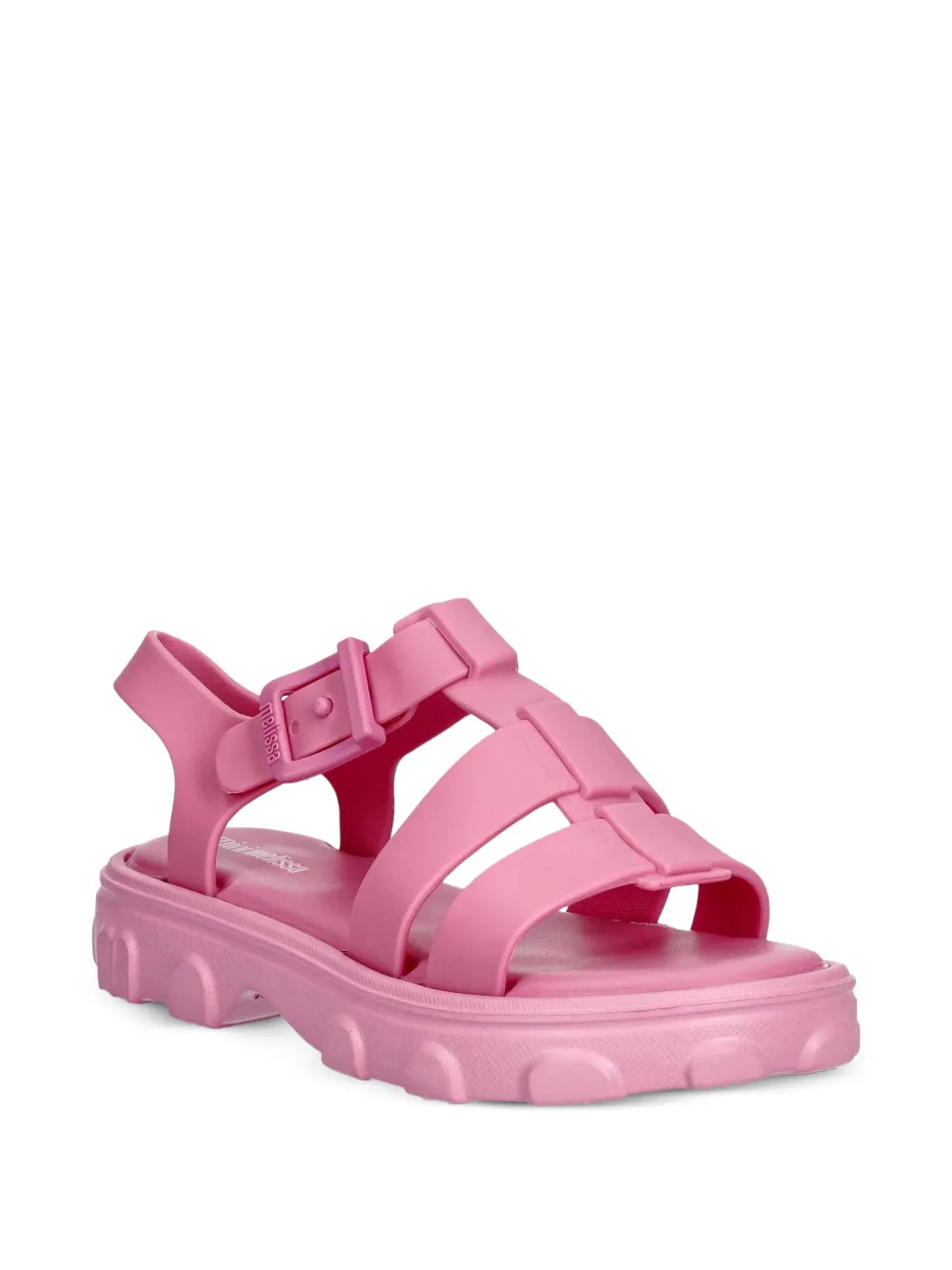 Mini Melissa Sandali a gabbia Ella con suola chunky - Rosa