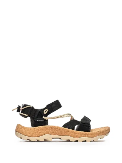 Merrell touch-strap cork-sole sandals