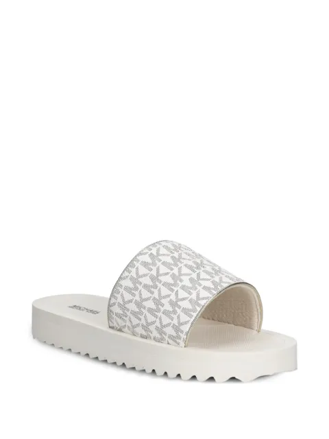 Michael Kors Kids flip flops Teagan Merrick 2 con monograma estampado