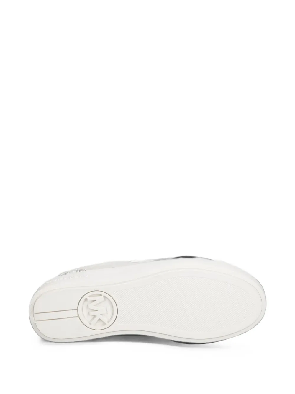 Michael Kors Kids Jordana Finn logo-plaque platform sneakers Wit