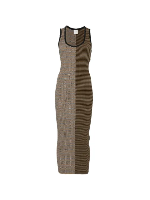 Nanushka vestido midi con abertura