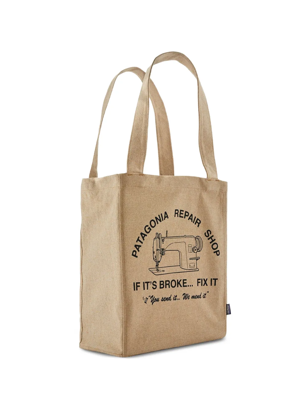 Patagonia Recycled Market logo-print tote bag - Toni neutri