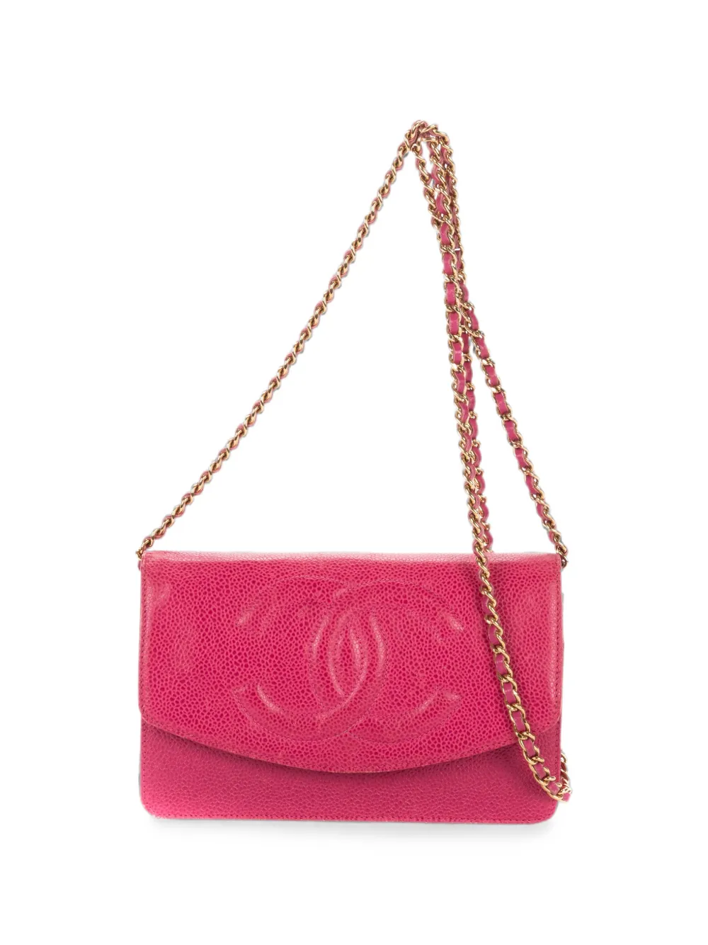 CHANEL Pre-Owned CC Timeless Wallet on Chain shoulder bag - Rosa