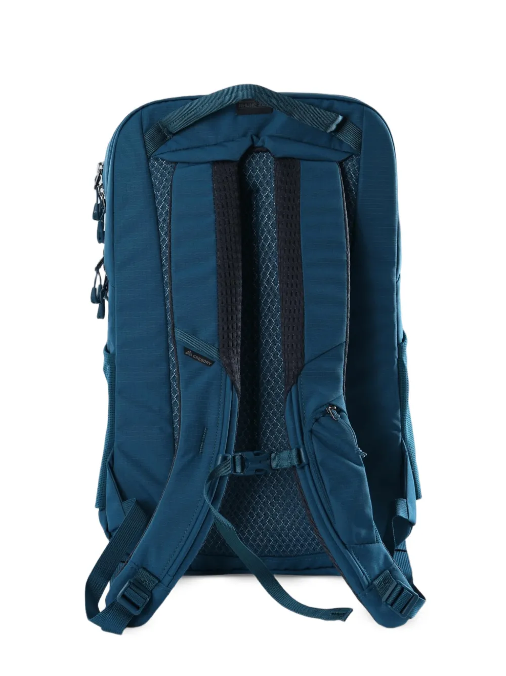  Gregory Rhune 28 Logo-print Panelled Backpack - Bleu 