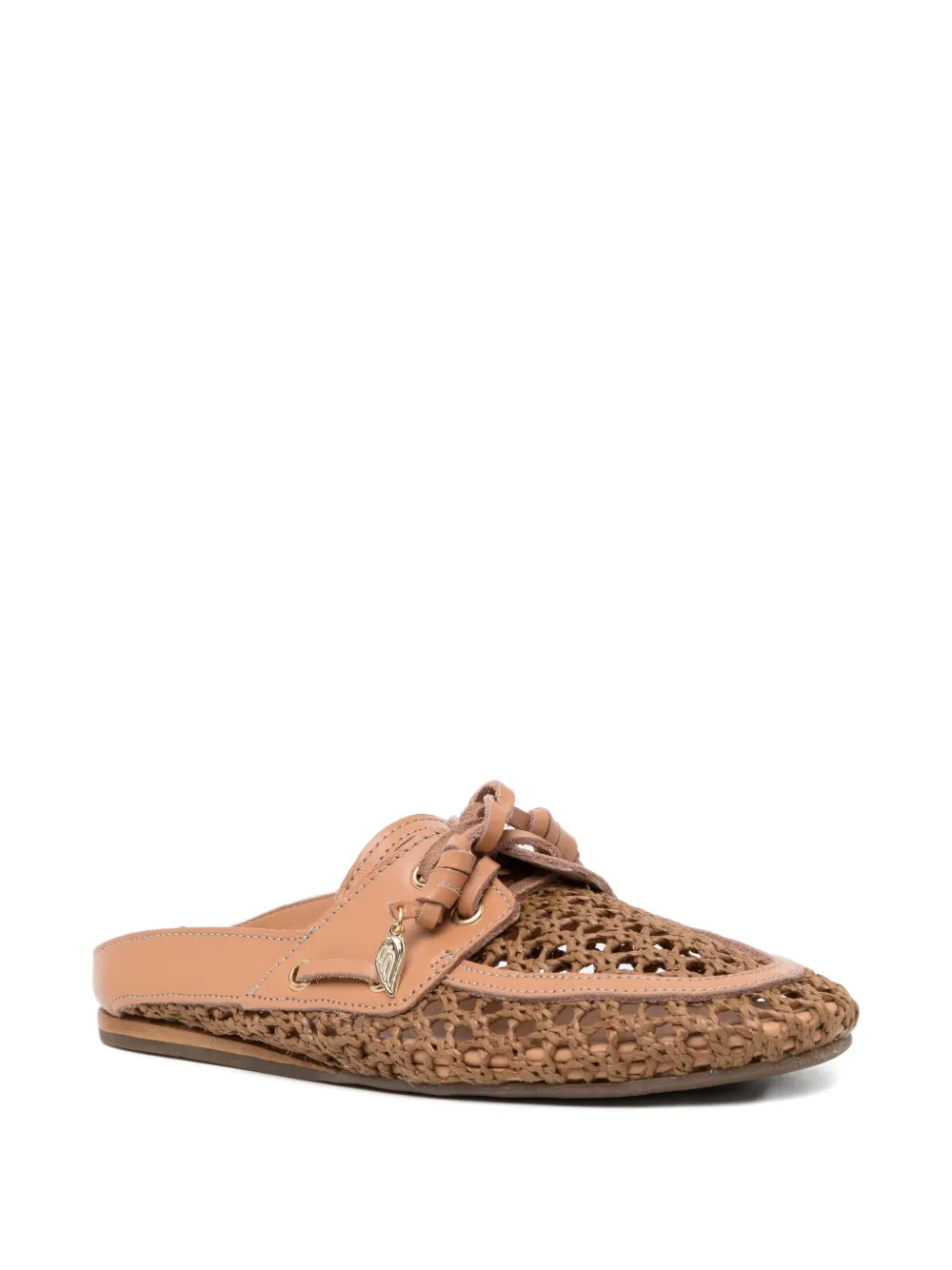 Ancient Greek Sandals Naveta mules Bruin