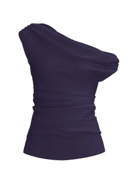DIARRABLU Alba one-shoulder draped top