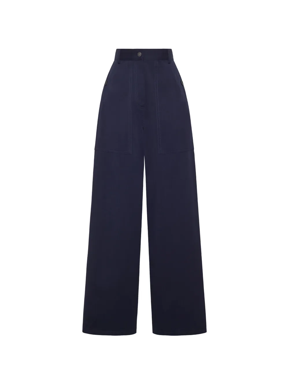 Adam Lippes Jasper wide-leg trousers - Blu