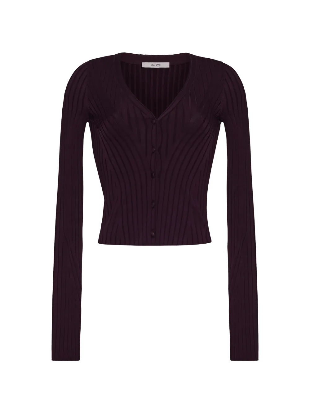 Adam Lippes Greer ribbed-knit cardigan - Viola