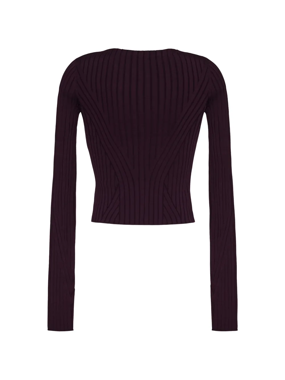Adam Lippes Greer ribgebreid vest Paars