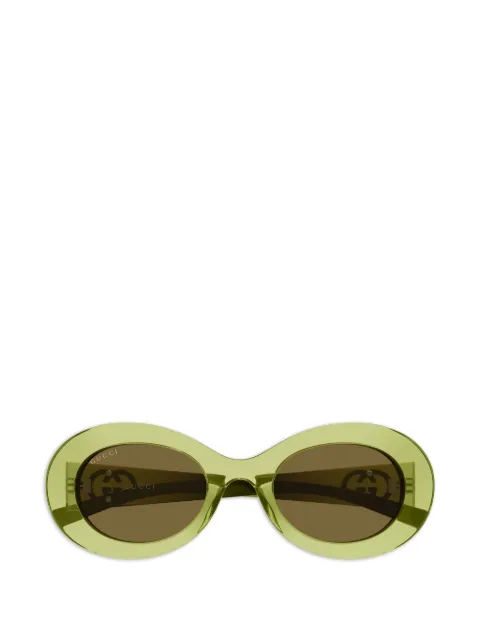Gucci Eyewear Interlocking G oval-frame sunglasses
