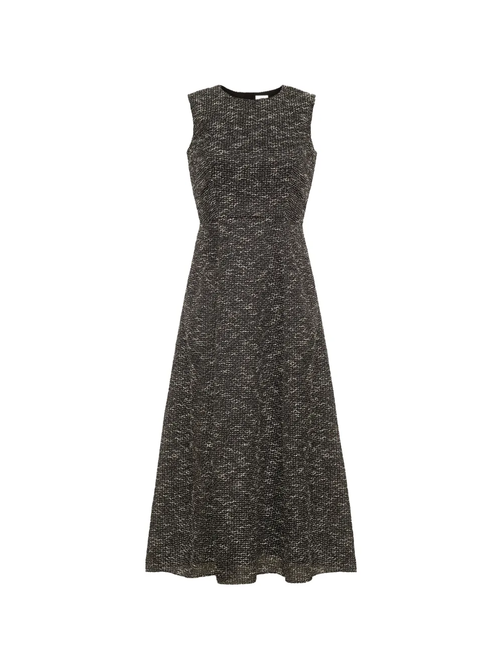 Adam Lippes Eloise tweed maxi dress - Nero