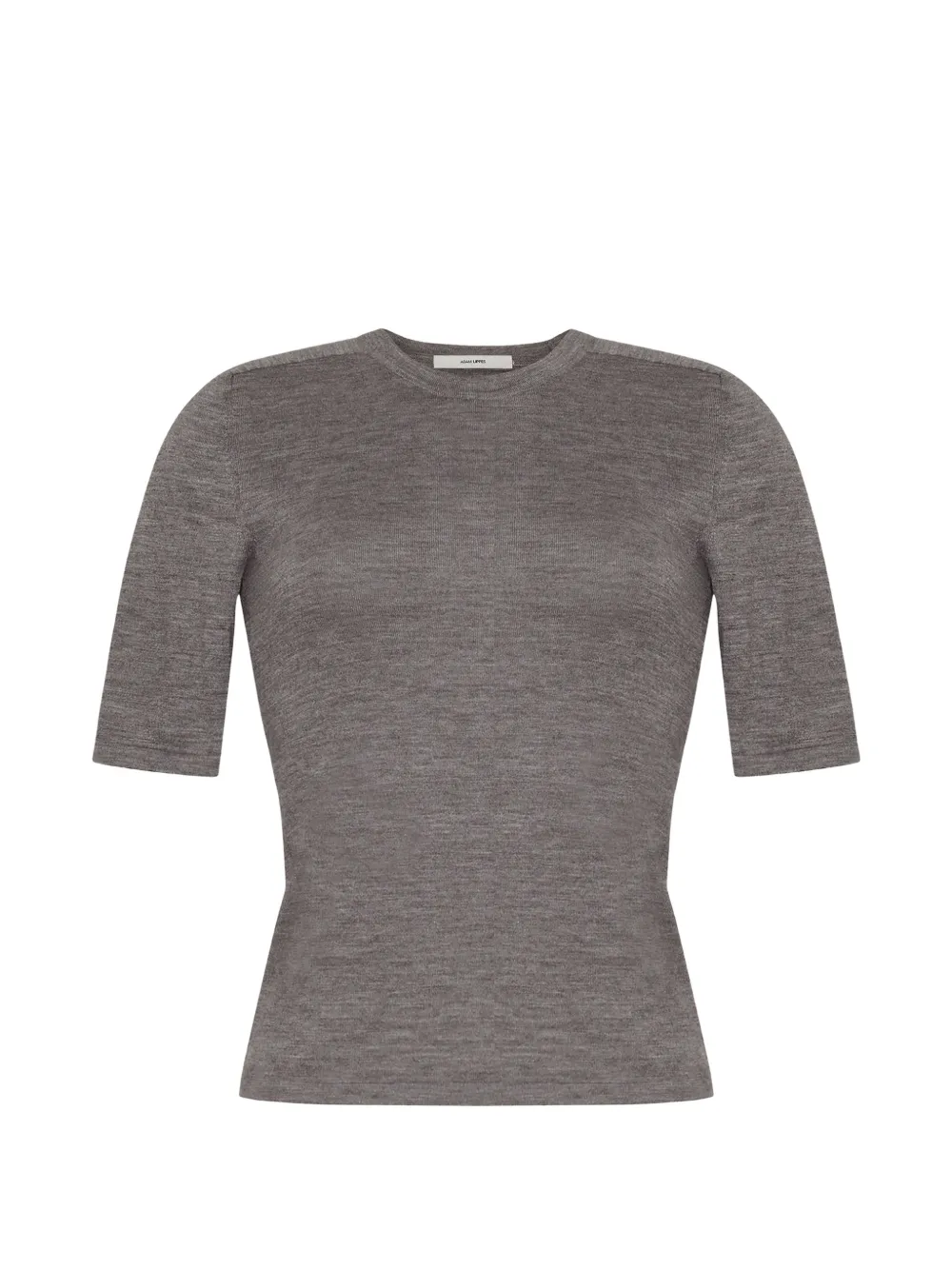 Adam Lippes Felix short-sleeve sweater - Grau