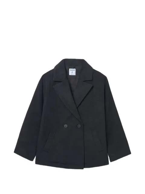Mayoral double-breasted notched-lapels coat