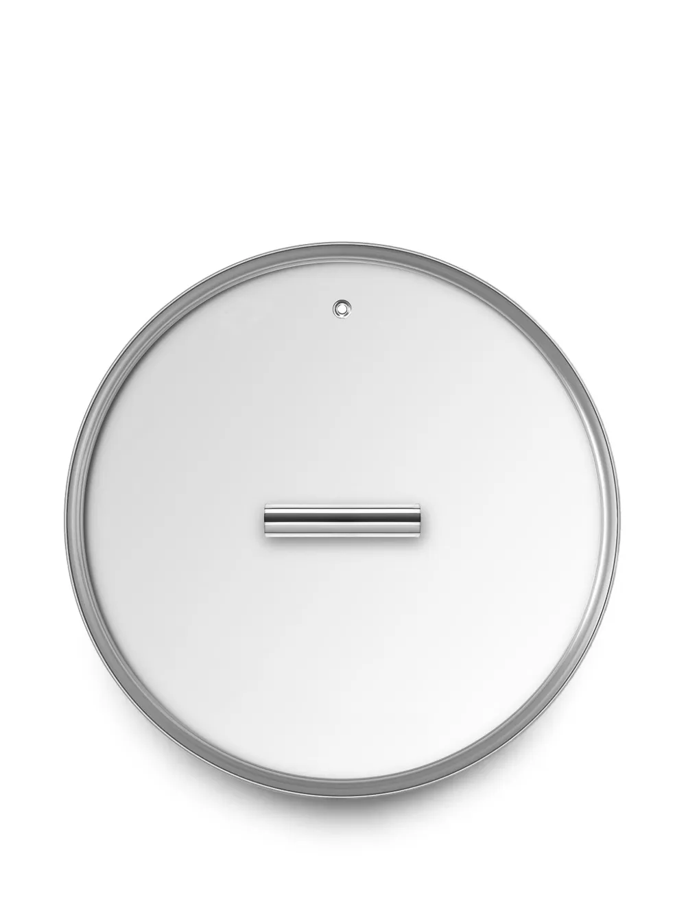 Smeg logo-engraved glass lid - Bianco