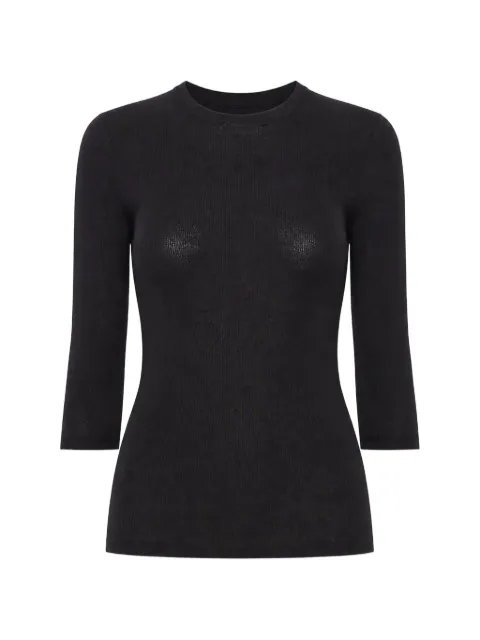6397 Heirloom ribbed-knit sweater