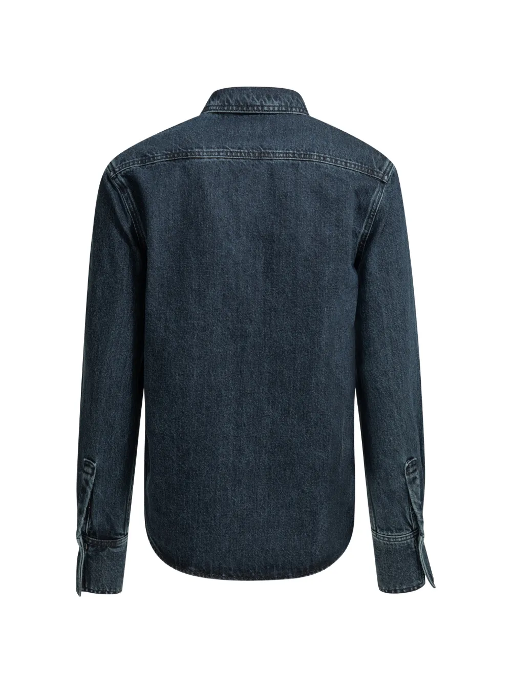  Sa Su Phi Camisa Vaquera Con Cierre Oculto - Azul 