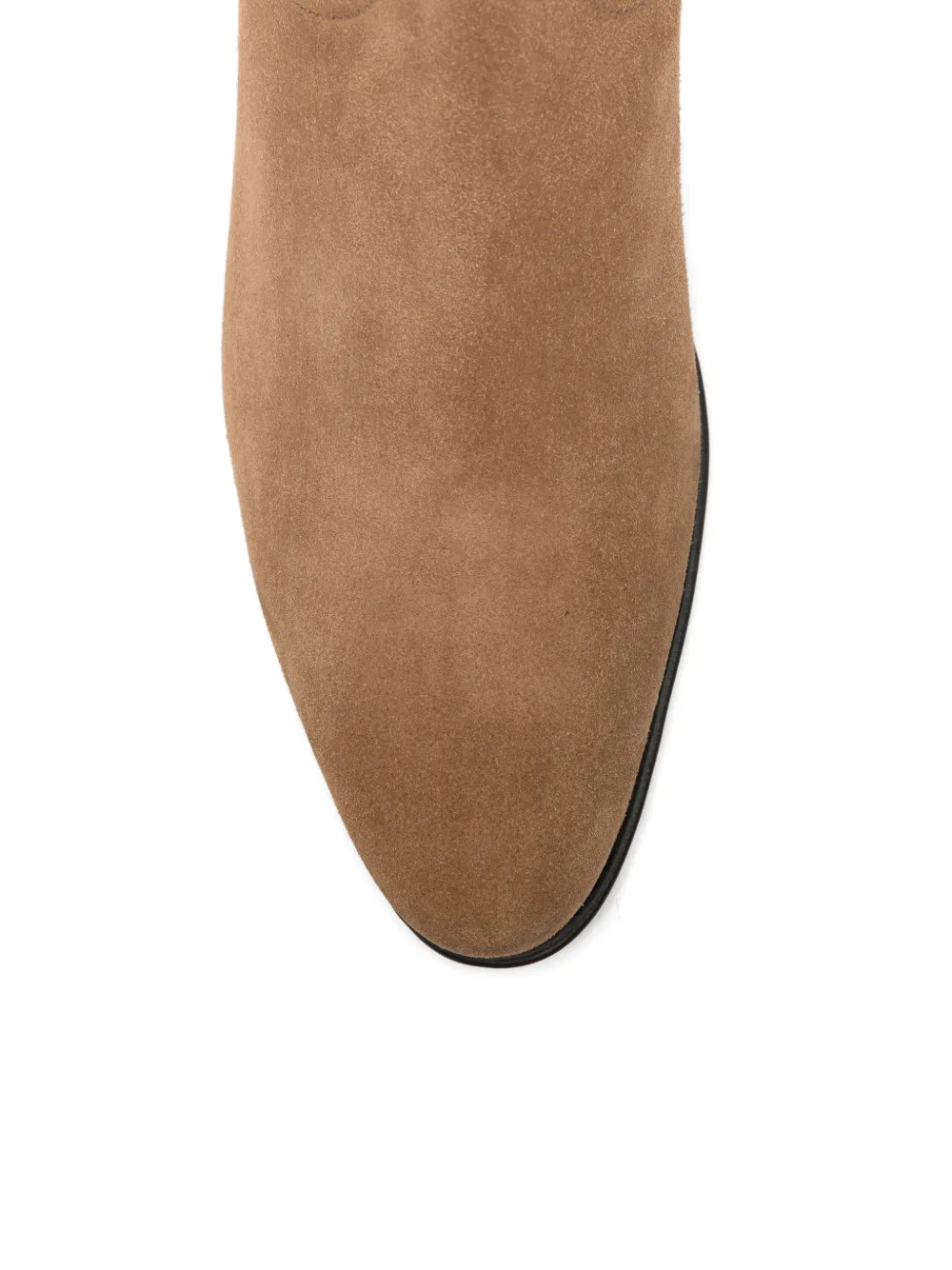 Cenere GB stitched-detail suede Chelsea boots Bruin