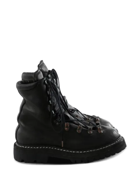 Guidi lace-up leather boots
