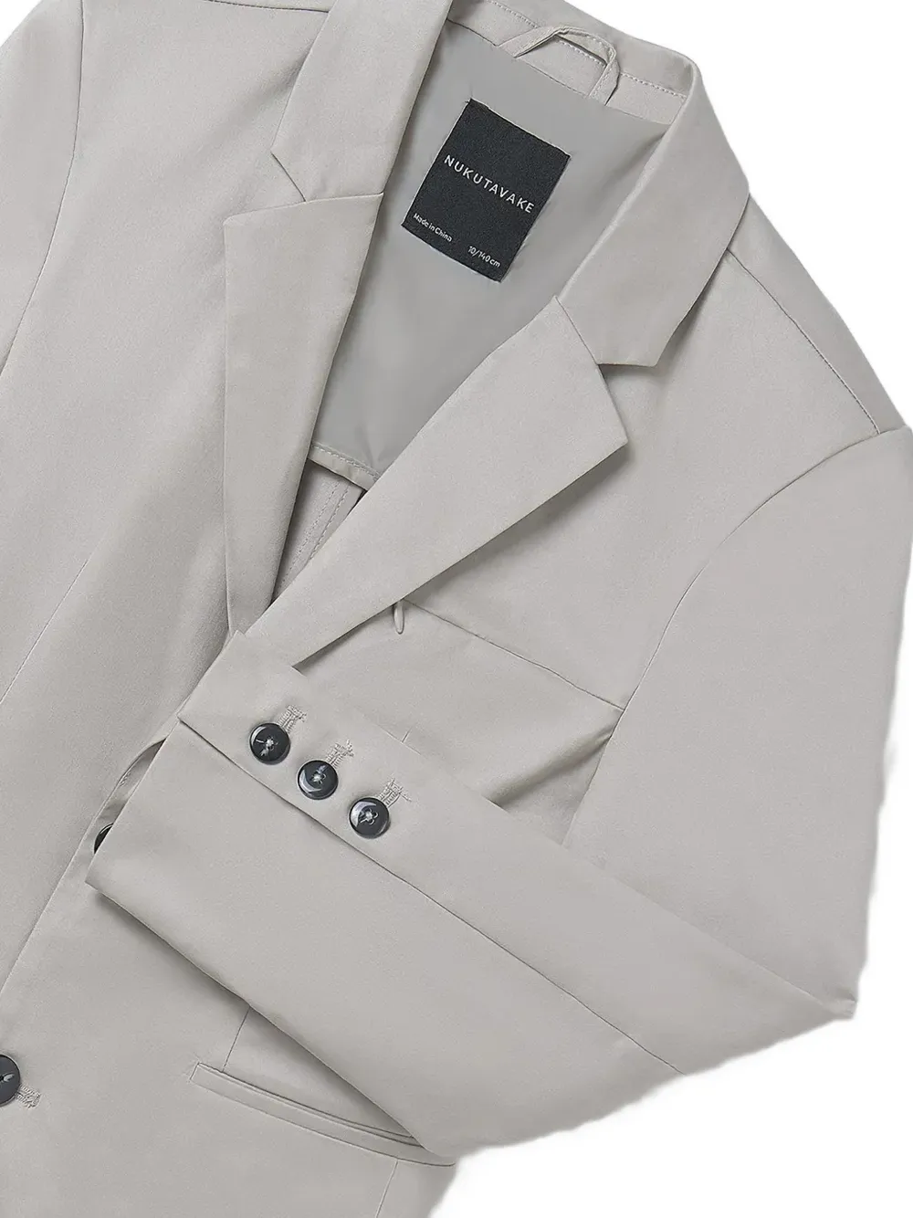 Mayoral Blazer met knoopsluiting en gekerfde revers Grijs