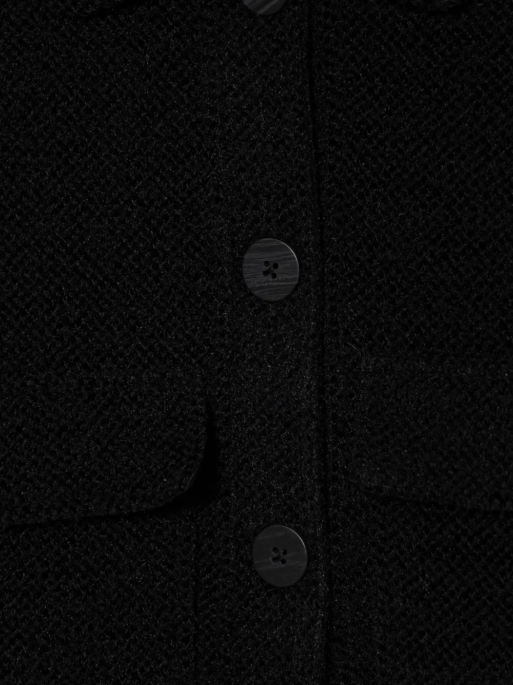 Mayoral button-up bouclé jacket Zwart