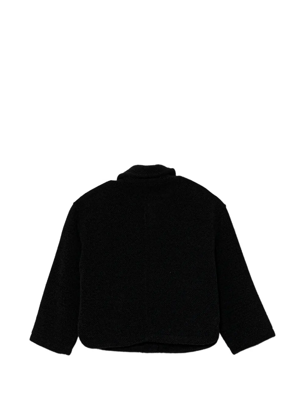 Mayoral button-up bouclé jacket Zwart