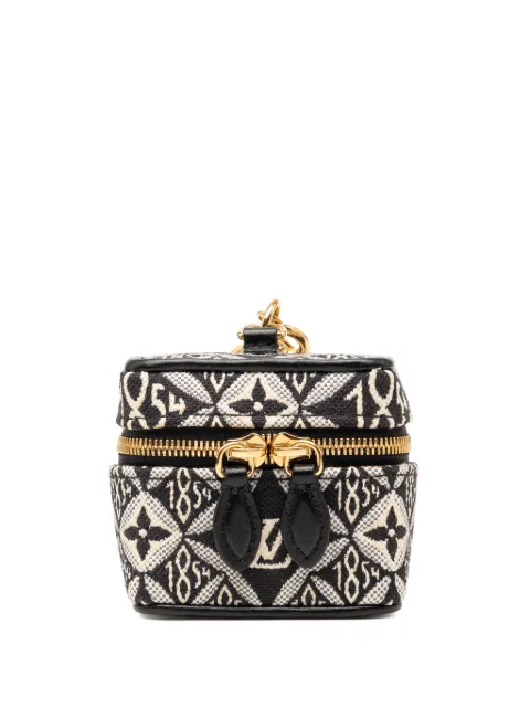 Louis Vuitton Pre-Owned 2021 Monogram Jacquard Since 1854 Vanity Bag Charm key chain