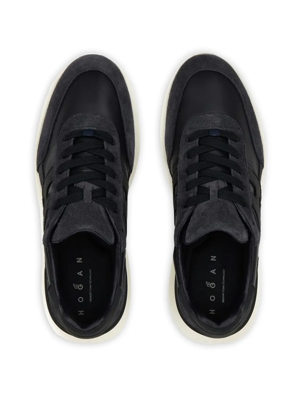 Hogan Interactive³ sneakers met logopatch Blauw