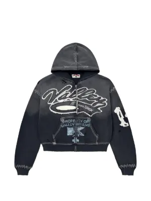 Vale Forever Sunny patch-detail Hoodie | Grey | FARFETCH