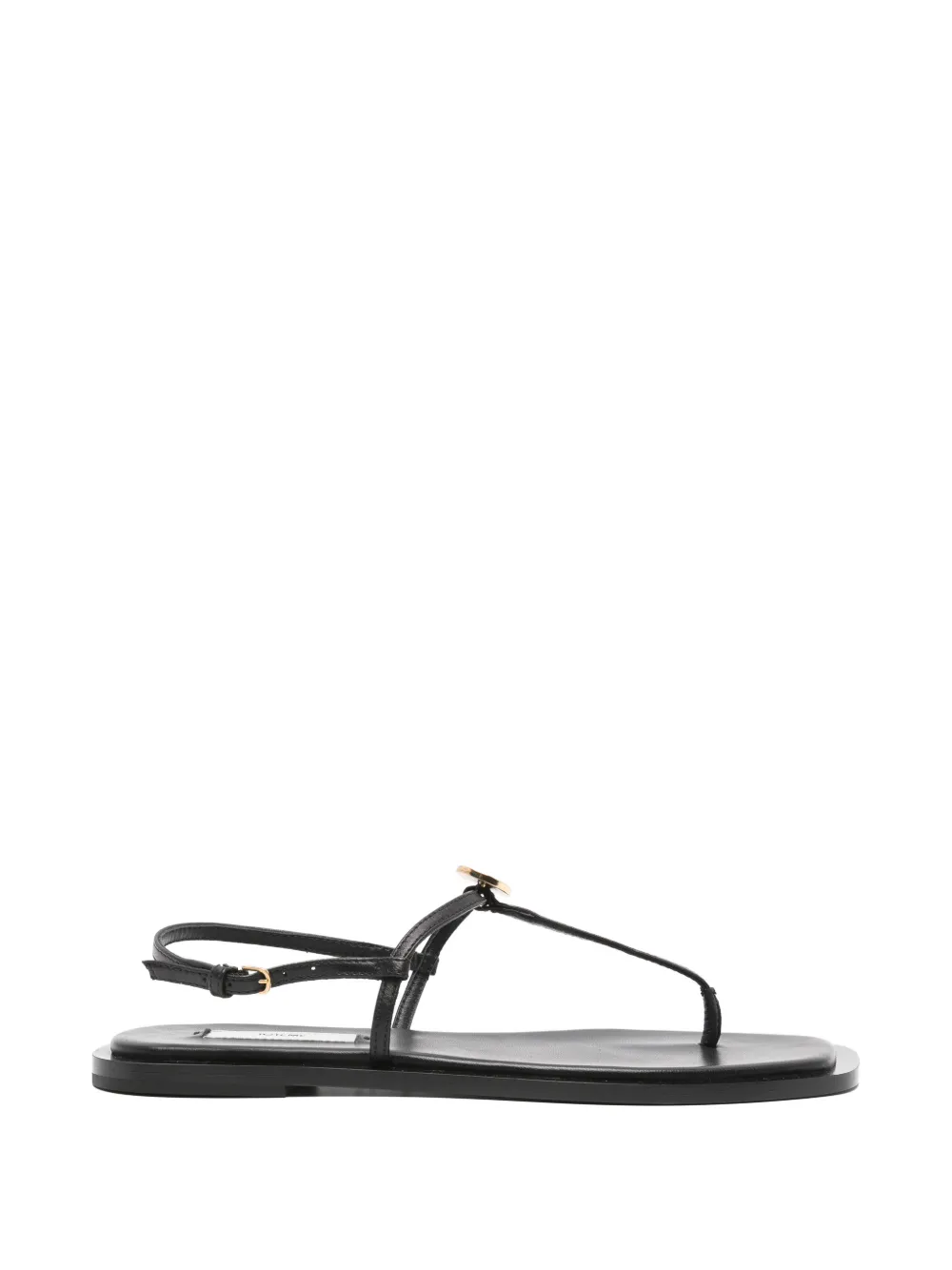 TOTEME T-bar square-toe sandals - Nero