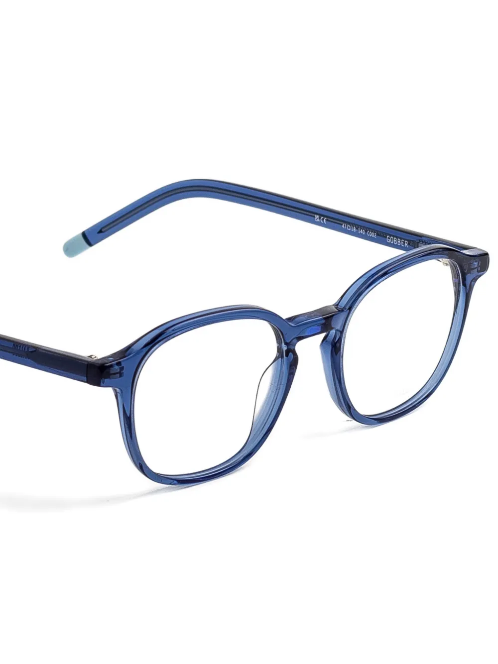 Kaleos Gobber bril met rond montuur Blauw