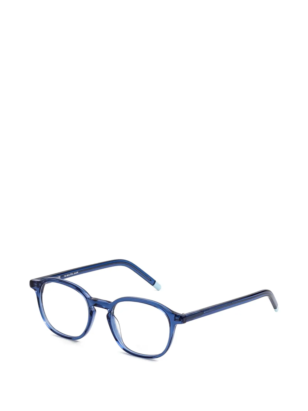 Kaleos Gobber bril met rond montuur Blauw